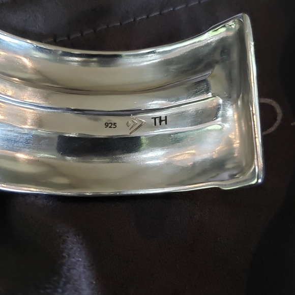 SOLD Silpada Sterling Silver Multi Pattern Wide Cuff B3424 - Picture 8 of 8